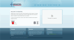 Desktop Screenshot of megasteel.com.sg