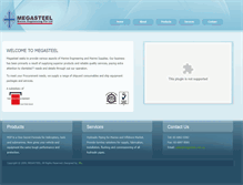 Tablet Screenshot of megasteel.com.sg